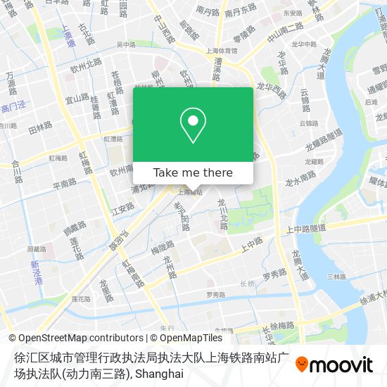 徐汇区城市管理行政执法局执法大队上海铁路南站广场执法队(动力南三路) map