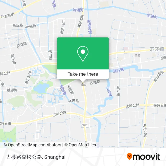 古楼路嘉松公路 map