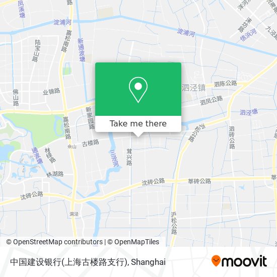 中国建设银行(上海古楼路支行) map