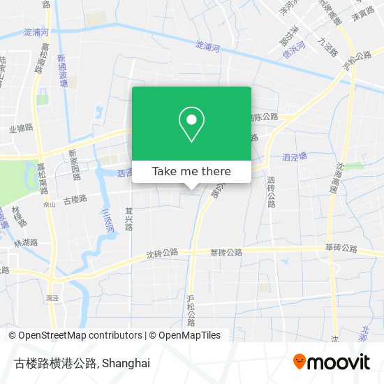 古楼路横港公路 map