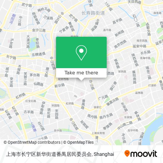上海市长宁区新华街道番禺居民委员会 map