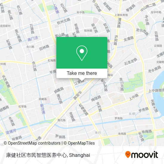 康健社区市民智慧医养中心 map