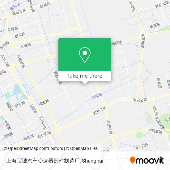 上海宝诚汽车变速器部件制造厂 map