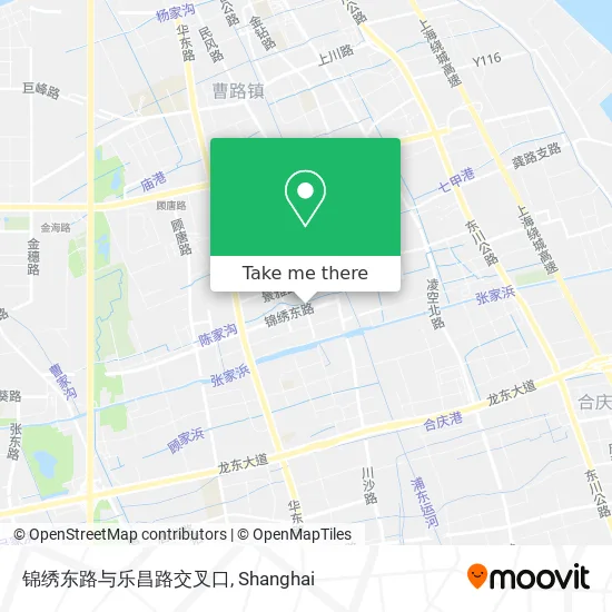 锦绣东路与乐昌路交叉口 map