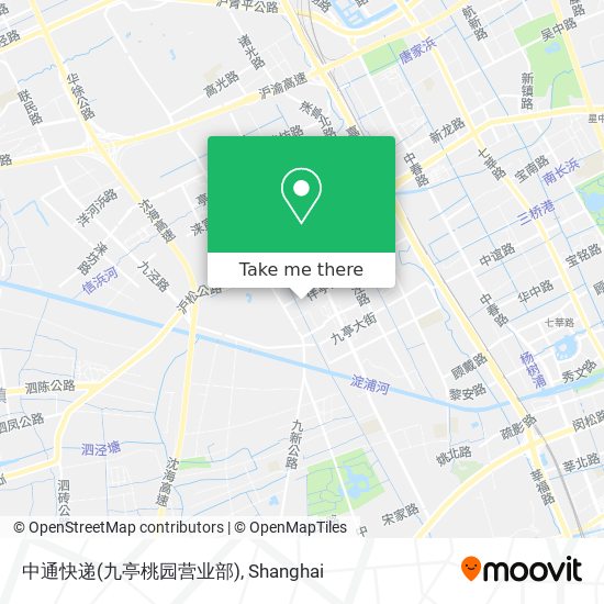 中通快递(九亭桃园营业部) map