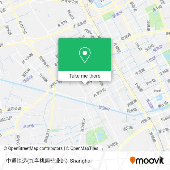 中通快递(九亭桃园营业部) map