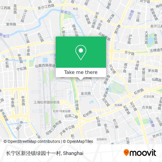长宁区新泾镇绿园十一村 map