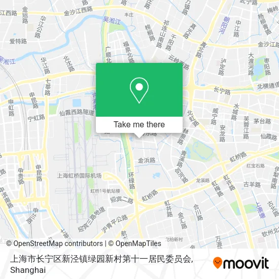 上海市长宁区新泾镇绿园新村第十一居民委员会 map
