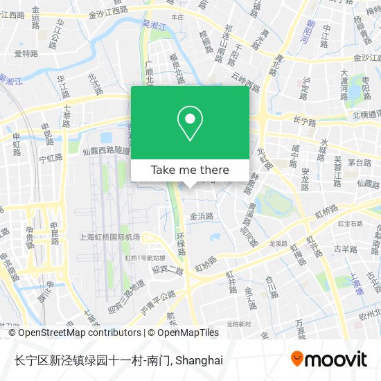 长宁区新泾镇绿园十一村-南门 map
