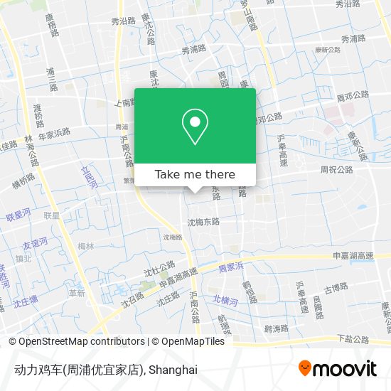 动力鸡车(周浦优宜家店) map