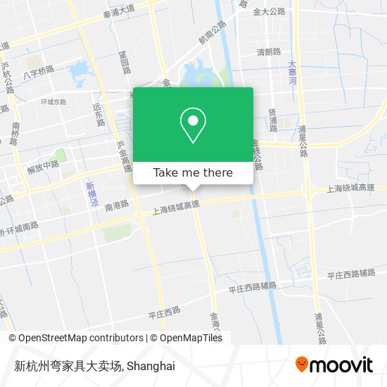 新杭州弯家具大卖场 map