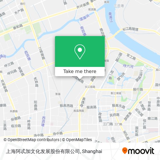 上海阿忒加文化发展股份有限公司 map