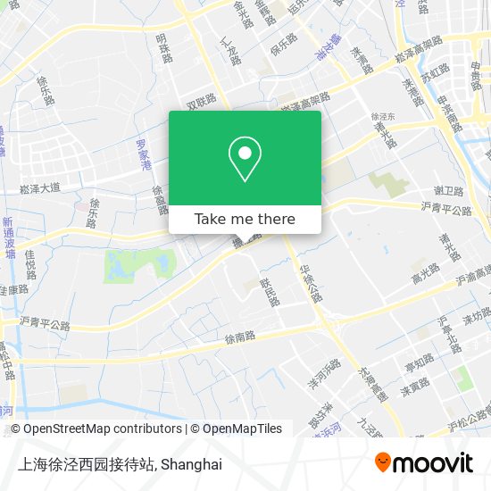 上海徐泾西园接待站 map