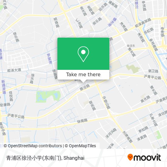 青浦区徐泾小学(东南门) map