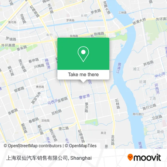 上海双仙汽车销售有限公司 map