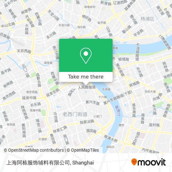 上海阿栋服饰辅料有限公司 map