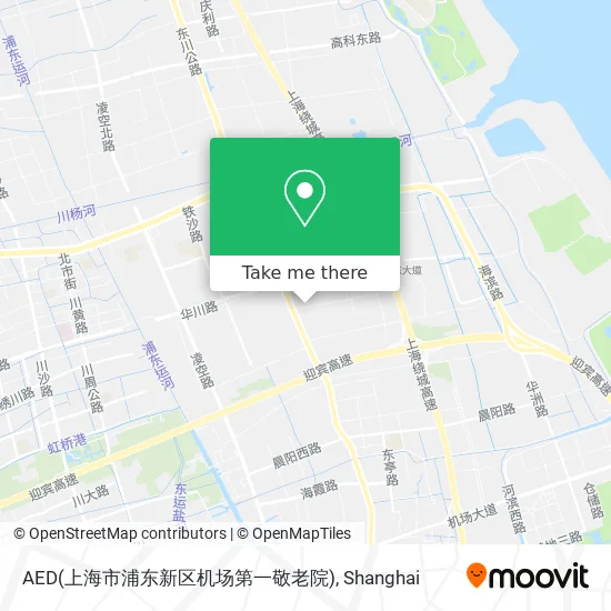 AED(上海市浦东新区机场第一敬老院) map