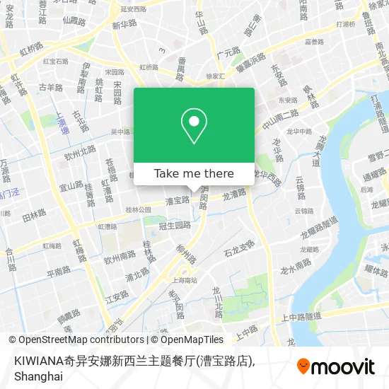 KIWIANA奇异安娜新西兰主题餐厅(漕宝路店) map
