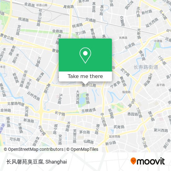 长风馨苑臭豆腐 map