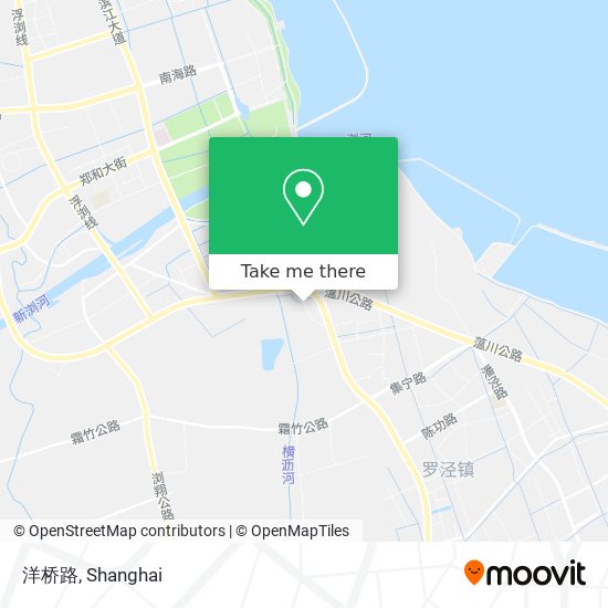 洋桥路 map