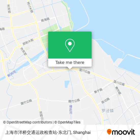 上海市洋桥交通运政检查站-东北门 map