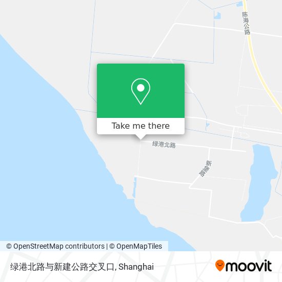 绿港北路与新建公路交叉口 map