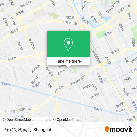 绿庭尚城-南门 map