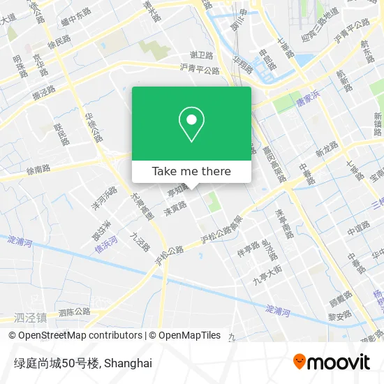 绿庭尚城50号楼 map