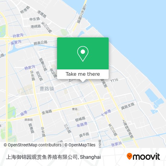 上海御锦园观赏鱼养殖有限公司 map