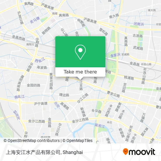 上海安江水产品有限公司 map