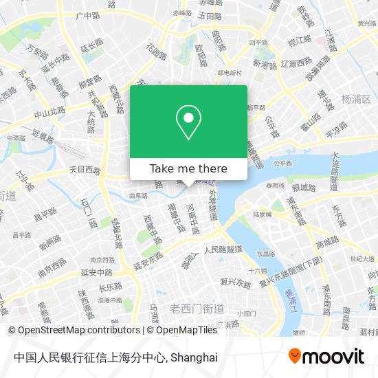 中国人民银行征信上海分中心 map