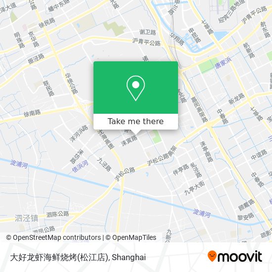 大好龙虾海鲜烧烤(松江店) map