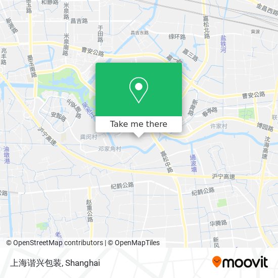 上海谐兴包装 map