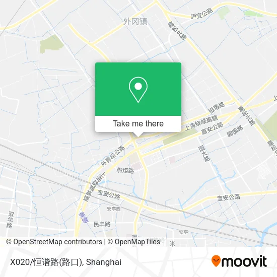 X020/恒谐路(路口) map