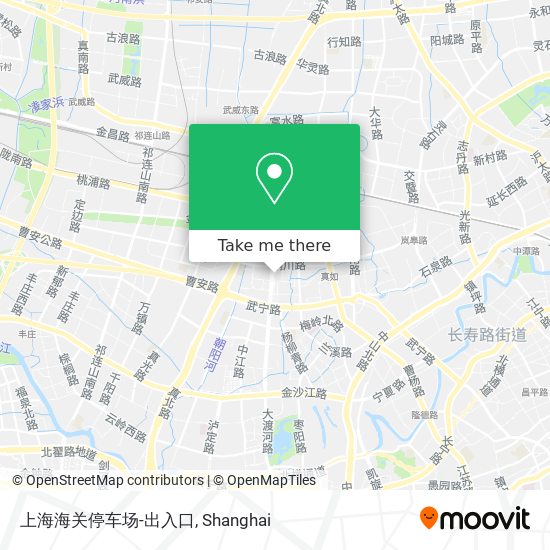 上海海关停车场-出入口 map