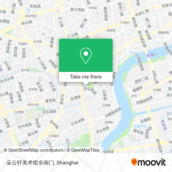 朵云轩美术馆东南门 map