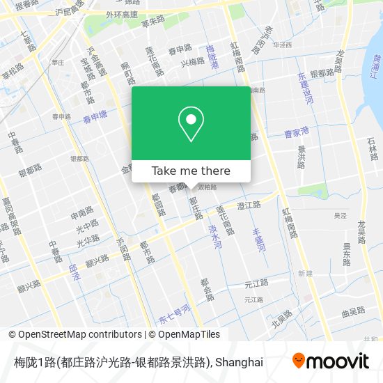 梅陇1路(都庄路沪光路-银都路景洪路) map