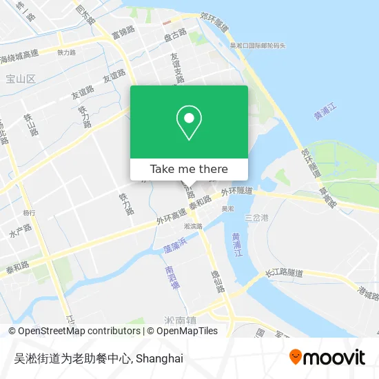 吴淞街道为老助餐中心 map