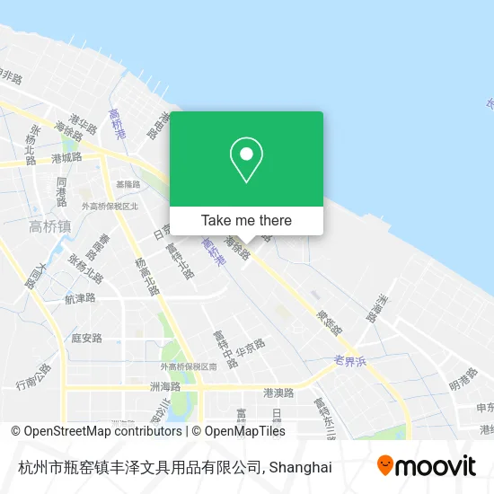 杭州市瓶窑镇丰泽文具用品有限公司 map