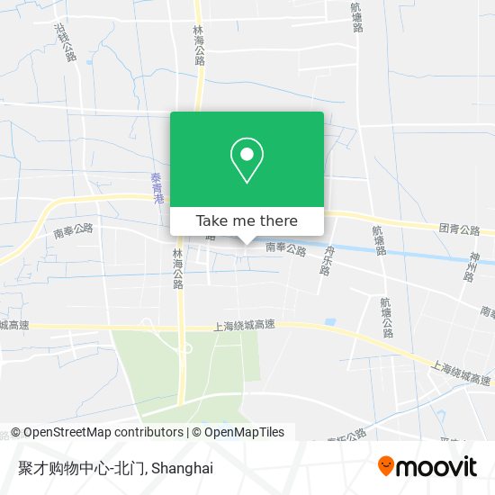 聚才购物中心-北门 map