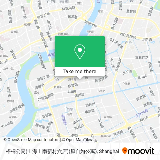 梧桐公寓(上海上南新村六店)(原自如公寓) map