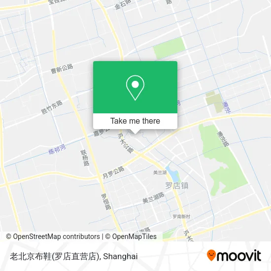 老北京布鞋(罗店直营店) map