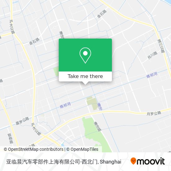 亚临晨汽车零部件上海有限公司-西北门 map