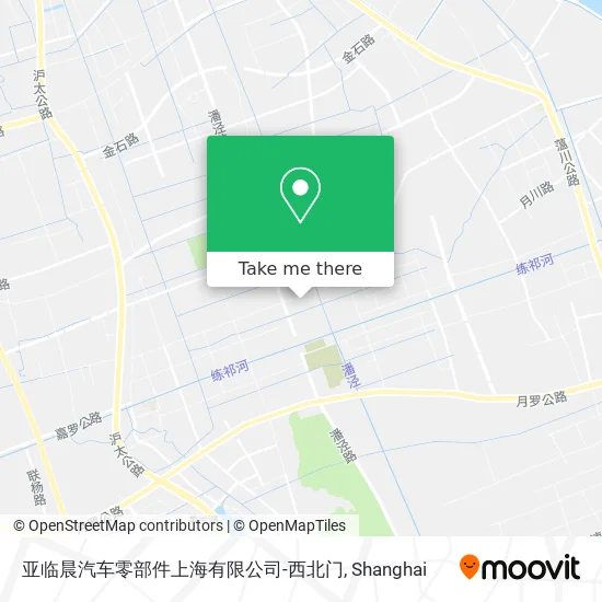 亚临晨汽车零部件上海有限公司-西北门 map