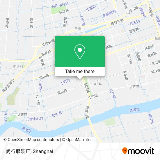 闵行服装厂 map