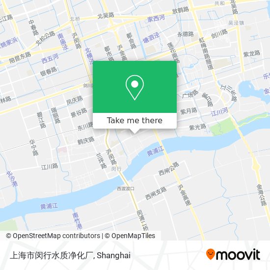 上海市闵行水质净化厂 map