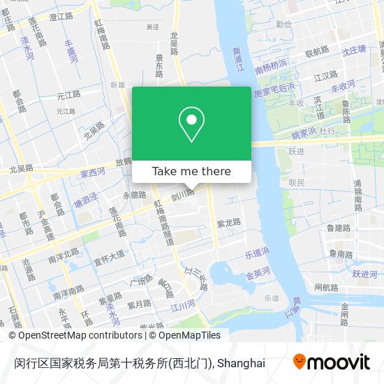 闵行区国家税务局第十税务所(西北门) map