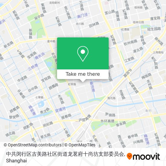 中共闵行区古美路社区街道龙茗府十尚坊支部委员会 map
