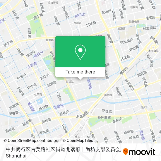 中共闵行区古美路社区街道龙茗府十尚坊支部委员会 map