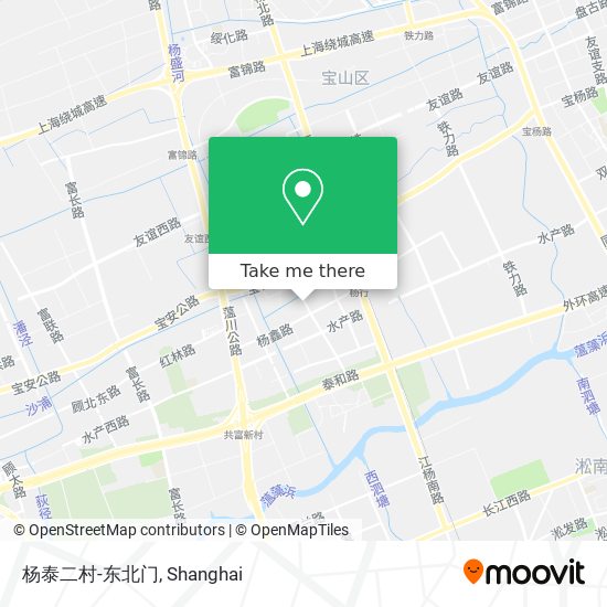 杨泰二村-东北门 map